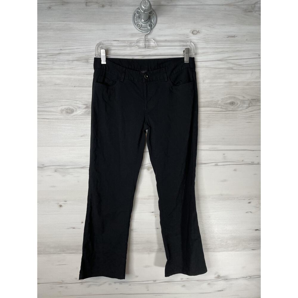 Express Stretch Womens Black‎ Dress Slacks Bootcut Career Work Cropped Pants 4